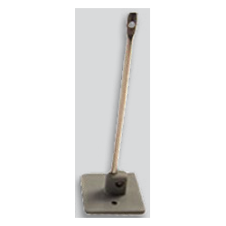 Tige 125mm avec base à coller ou visser plastique