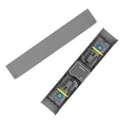 Double piège souris Jerry de TrapLinked, connexion LoRa avec capot de protection carré opaque