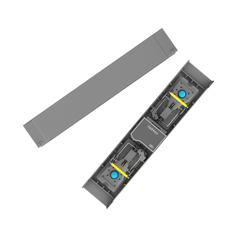 Double piège souris Jerry de TrapLinked, connexion LoRa avec capot de protection carré opaque