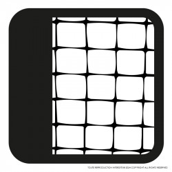 Filet Net Noir - Maille 19mm