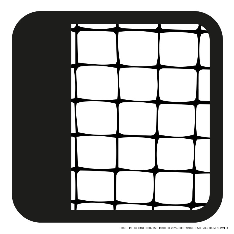 Filet Net Noir - Maille 19mm