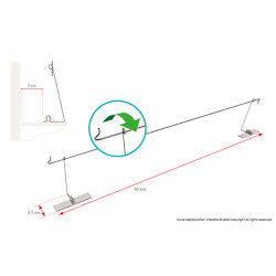 Cable pour pigeon