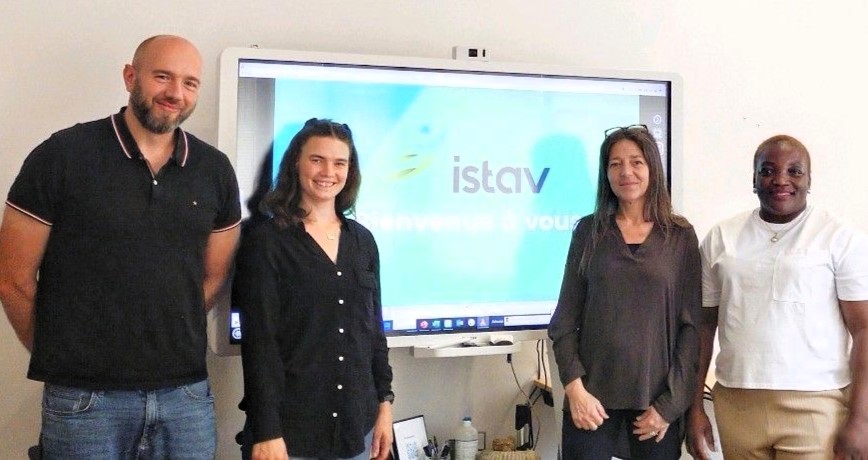 Alexandre Maquestiau, lors des CQP technicien applicateurà l'ISTAV
