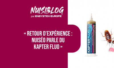 Gel blattes Kapter Fluo, retour terrain avec Nuiseo